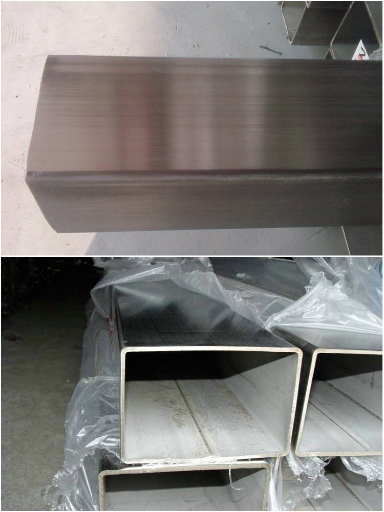 ss square pipe tubing 25*25mm 201 ss316 stainless steel hollow section bar