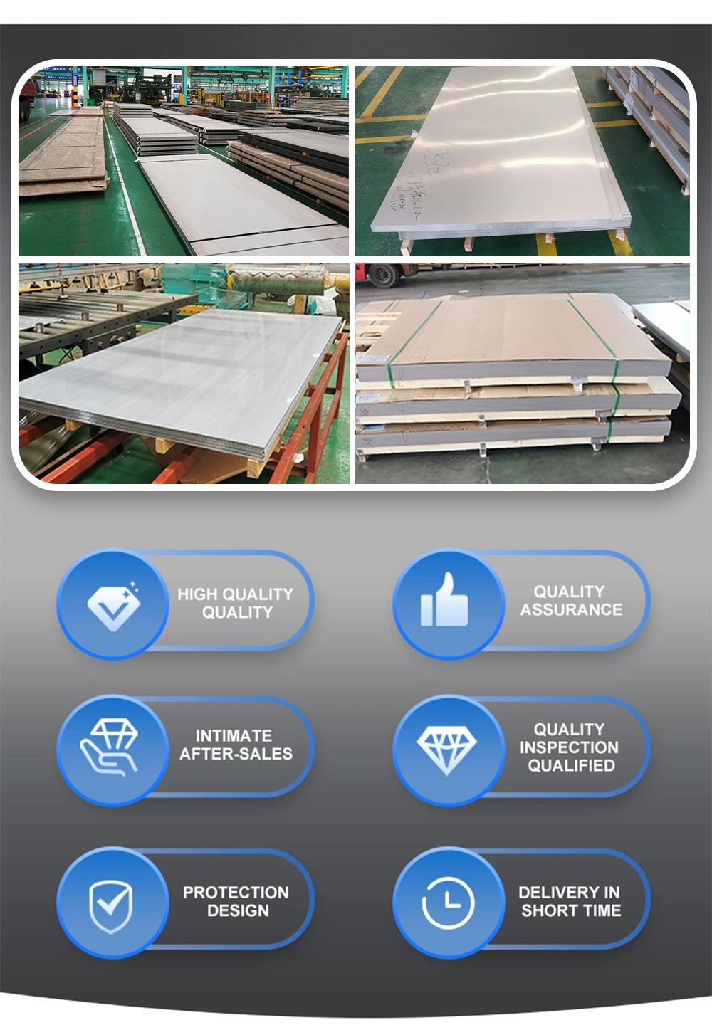 Hot Rolled Super Duplex Price Per Kg 16mm 3mm 20mm Thick 310S 4mm 431 316 316L 304L 304 Galvanized/Carbon Plate Stainless Steel Sheets